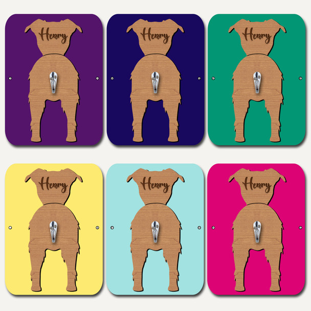 Labshep Dog Lead Holder Leash Hanger Hook Any Colour Personalised Gift
