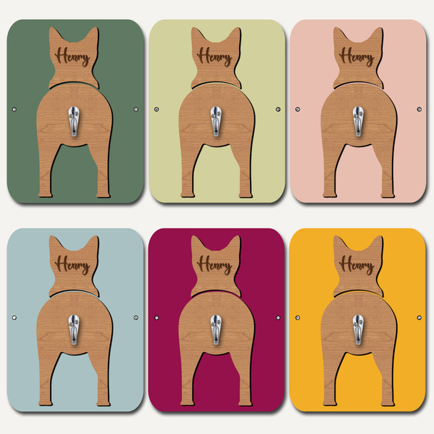 Canaan Dog Lead Holder Leash Hanger Hook Any Colour Personalised Gift