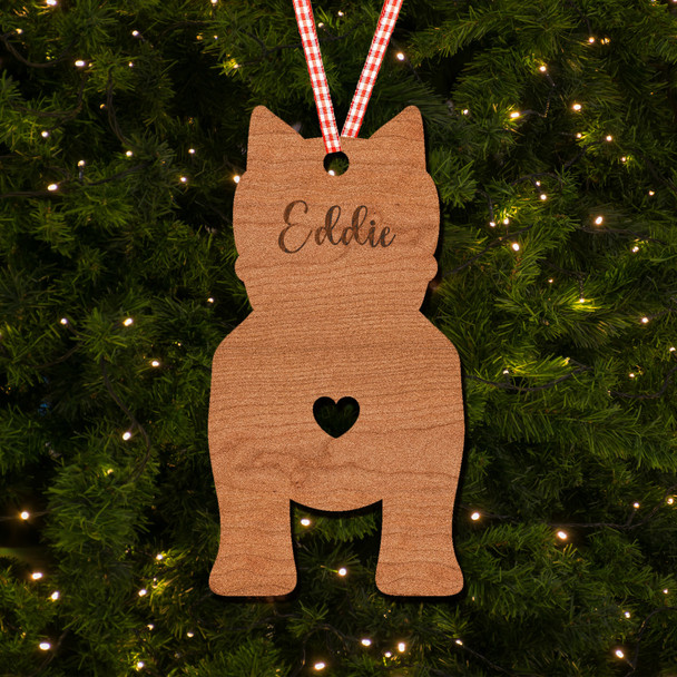Norwich Terriers Dog Bauble Ornament Personalised Christmas Tree Decoration