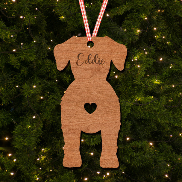 Borador Dog Bauble Dog Bum Ornament Personalised Christmas Tree Decoration Borador Dog Bauble Dog Bum Ornament Personalised Christmas Tree Decoration