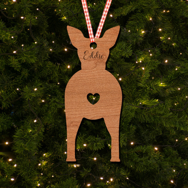 Pharaoh Hounds Dog Bauble Ornament Personalised Christmas Tree Decoration
