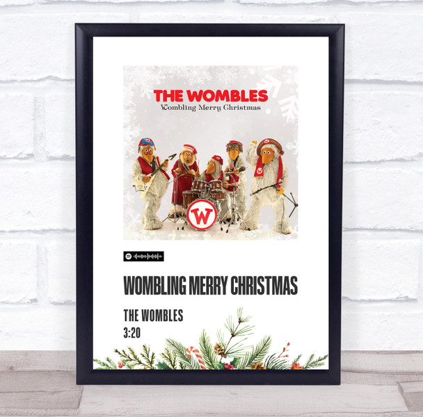 The Wombles Wombling Merry Christmas Christmas Single Polaroid Music Art Poster Print