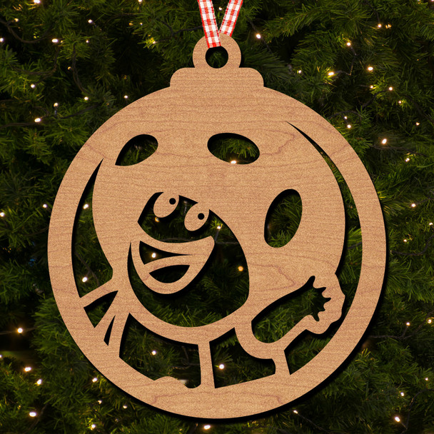 Round Toad Mario Character Hanging Ornament Christmas Tree Bauble Decoration