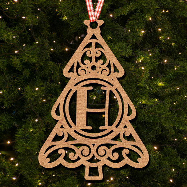 Christmas Tree - H Hanging Ornament Christmas Tree Bauble Decoration