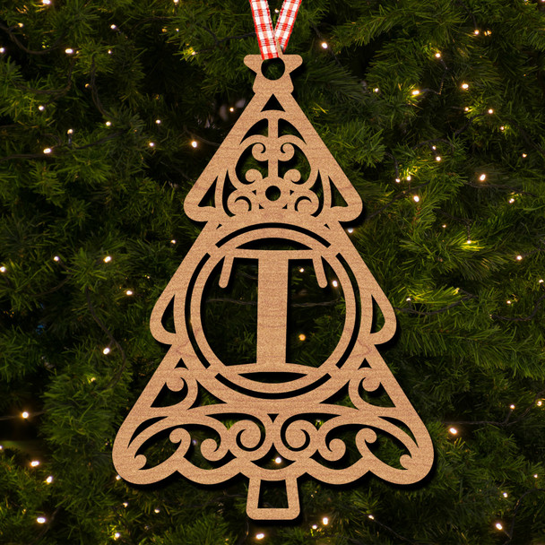 Christmas Tree - T Hanging Ornament Christmas Tree Bauble Decoration