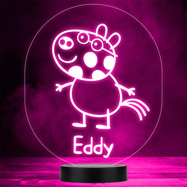 Pedro Pony Kids Peppa Pig Tv Character LED Personalised Gift Night Light