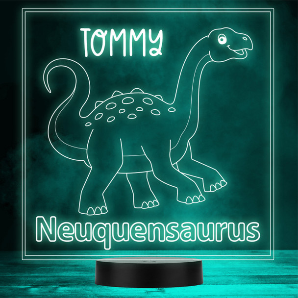 Kids Cute Dinosaur Fan Neuquensaurus LED Personalised Gift Night Light