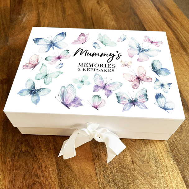 Beautiful Butterflies Mummy's Memories Keepsake Memory Hamper Gift Box