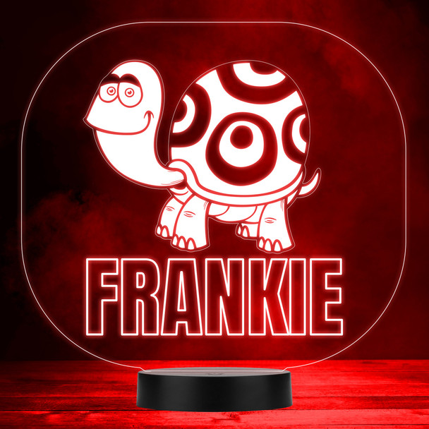 Cute Turtle With Spotty Shell Led Lamp Personalised Gift Night Light