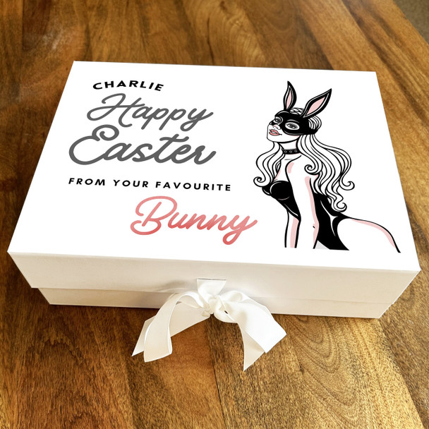 Adult From Your Favourite Bunny Easter Personalised Keepsake Hamper Gift Box