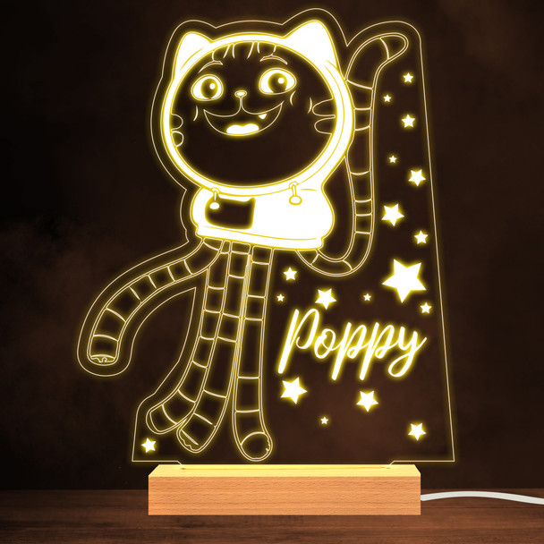 DJ Catnip Gabby Dollhouse Stars Kids Personalised Gift Warm White Night Light