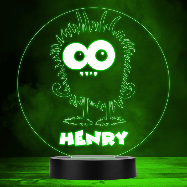 Funny Cute Cartoon Monster Multicolour Personalised Gift LED Lamp Night Light