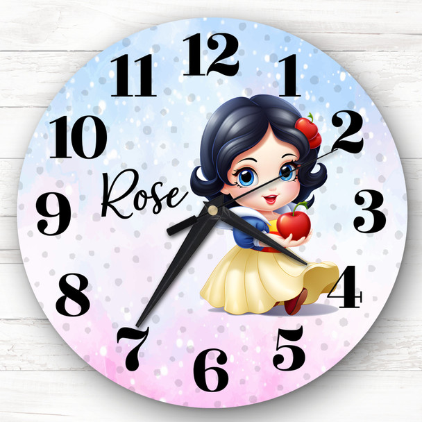 Disney Princess Snow White And The Seven Dwarfs Gift Personalised Clock