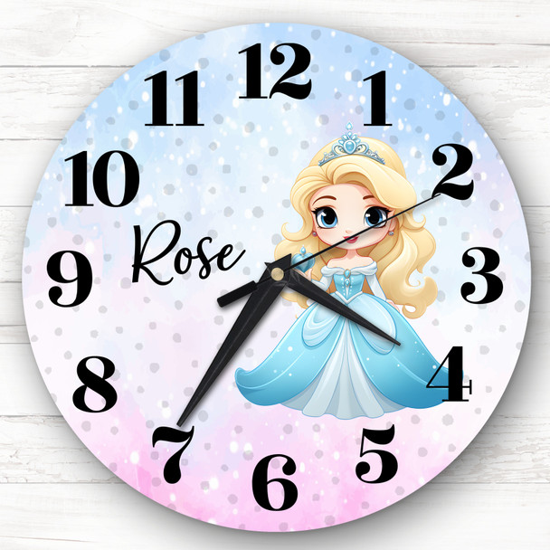Disney Princess Frozen Elsa Personalised Gift Personalised Clock