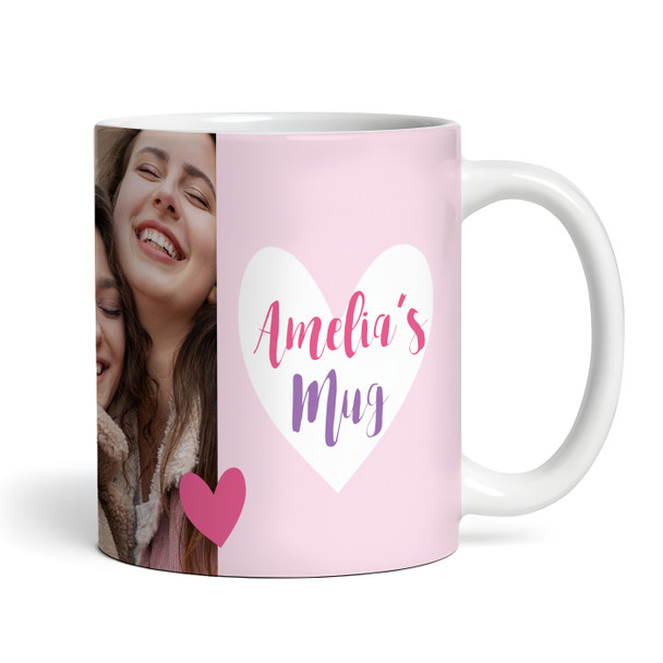 Pink Best Friend Gift Photo Tea Coffee Personalised Mug