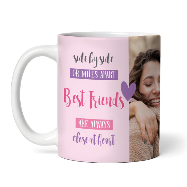 Pink Best Friend Gift Photo Tea Coffee Personalised Mug