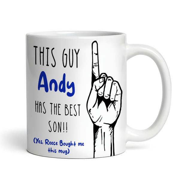 Gift For Dad Father This Guy Has The Best Son Tea Coffee Personalised Mug