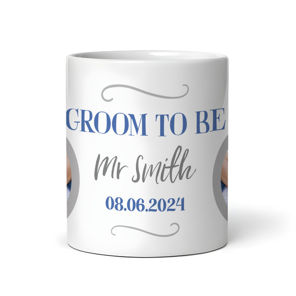 Engagement Wedding Day Gift For Groom To Be Photo Tea Coffee Personalised Mug