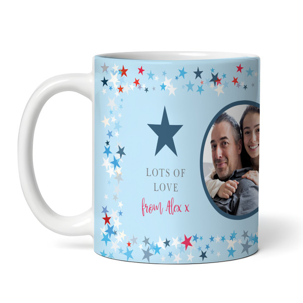 Worlds Best Brother Gift For Brother Star Photo Tea Coffee Cup Personalised Mug