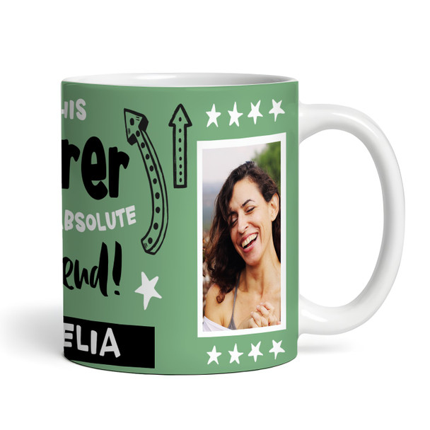 Gift For Carer Legend Photo Green Tea Coffee Cup Personalised Mug