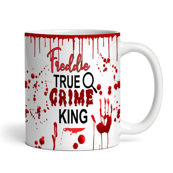 Funny Scary Blood True Crime Documentary King Tea Coffee Cup Personalised Mug