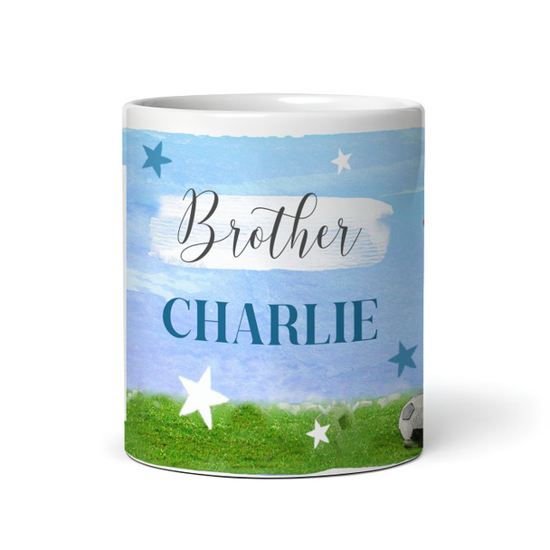 Gift For Brother Football Player Soccer Photo Tea Coffee Cup Personalised Mug