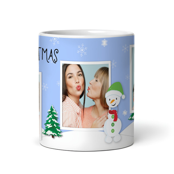 Happy Christmas Gift 3 Photos Tea Coffee Cup Personalised Mug