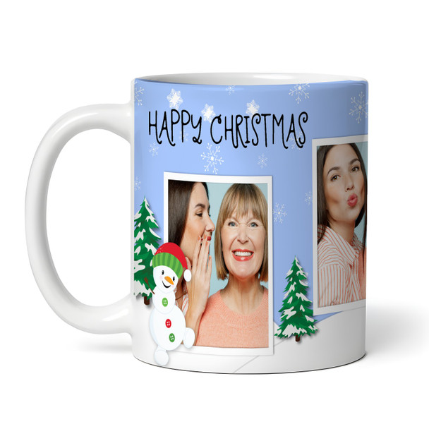 Happy Christmas Gift 3 Photos Tea Coffee Cup Personalised Mug