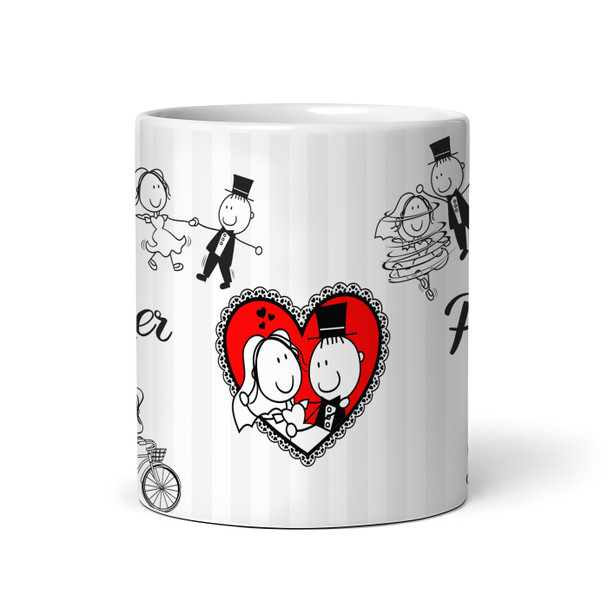 Mrs Funny Bride And Groom Tea Coffee Cup Custom Gift Personalised Mug