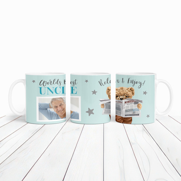 Worlds Best Uncle Gift For Uncle Photo Tea Coffee Cup Personalised Mug