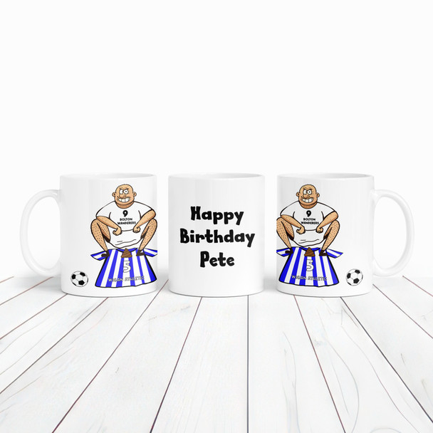 Bolton Shitting On Wigan Funny Football Gift Team Shirt Rivalry Personalised Mug