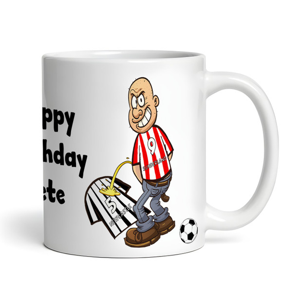 Sunderland Weeing On Newcastle Funny Football Gift Team Rivalry Personalised Mug