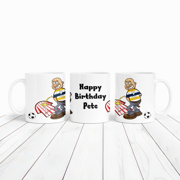 Vale Weeing On Stoke Funny Football Gift Team Rivalry Piss On Personalised Mug