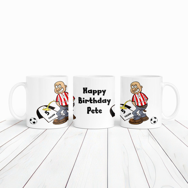 Brentford Weeing On Fulham Funny Football Gift Team Rivalry Personalised Mug