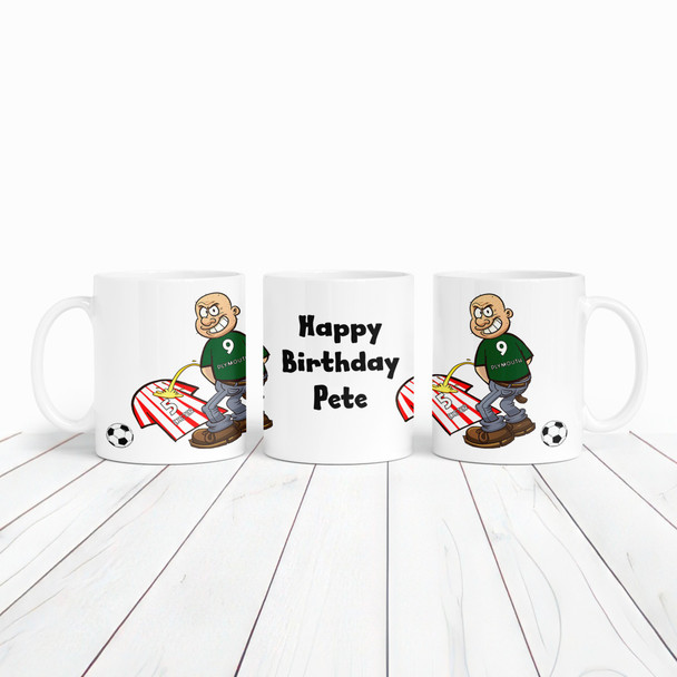 Plymouth Weeing On Exeter Funny Football Gift Team Rivalry Personalised Mug