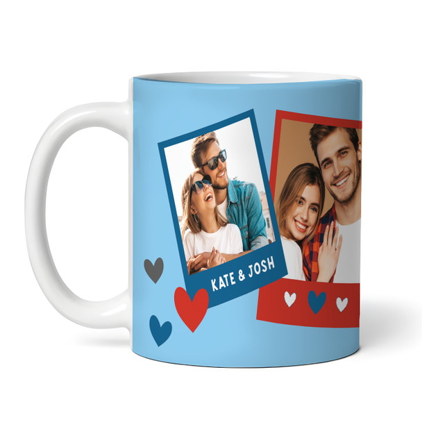 Gift For Fiancé As Weird As Me Heart Photo Valentine's Day Gift Personalised Mug