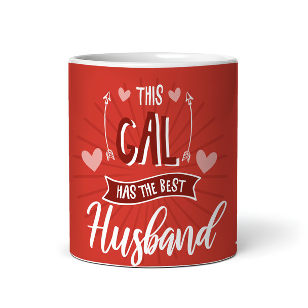 Red Photo Gift For Wife Best Husband Valentine's Day Gift Personalised Mug