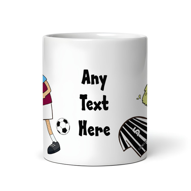 Scunthorpe Vomiting On Grimsby Funny Football Gift Team Rivalry Personalised Mug