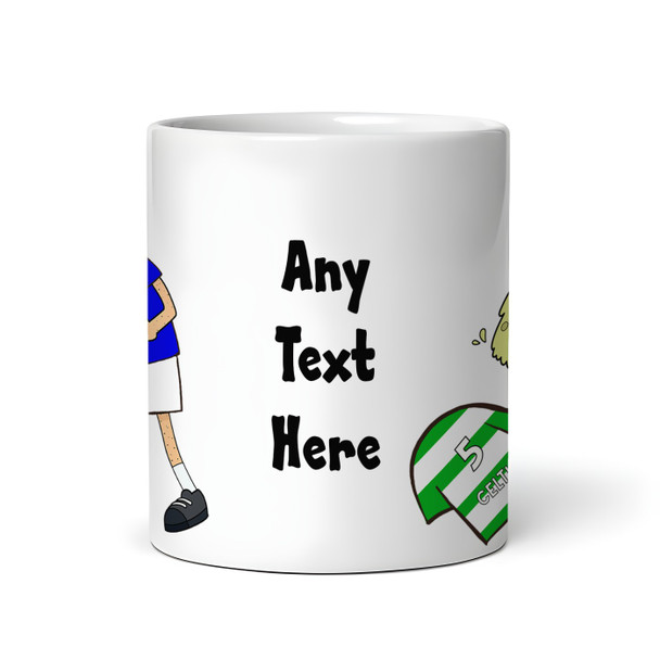 Rangers Vomiting On Celtic Funny Football Fan Gift Team Rivalry Personalised Mug