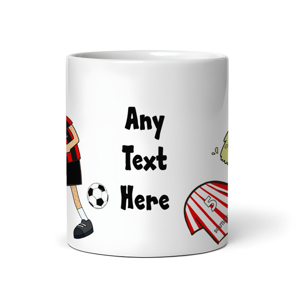 Bournemouth Vomiting On Southampton Funny Football Gift Team Personalised Mug