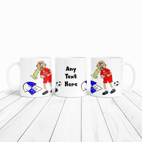 Bristol Vomiting On Bristol Funny Football Gift Team Rivalry Personalised Mug