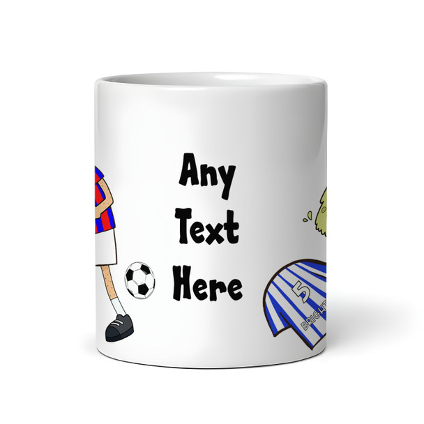 Palace Vomiting On Brighton Funny Football Gift Team Rivalry Personalised Mug