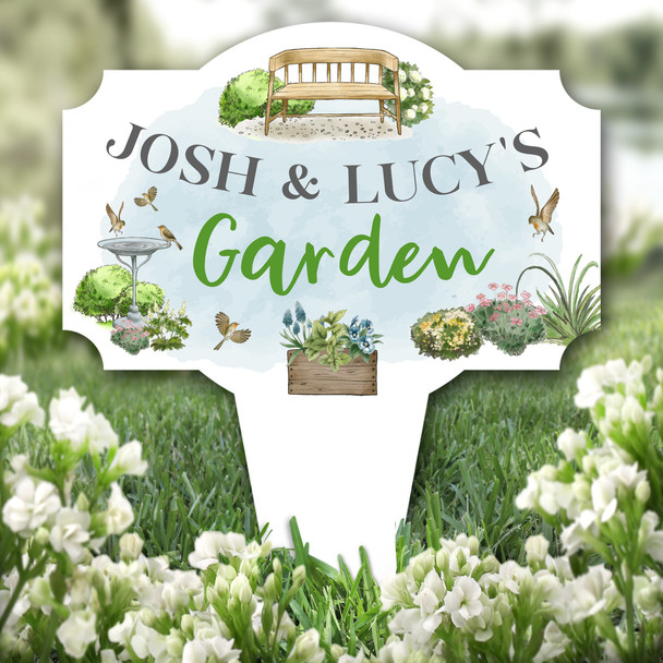 Garden Items Green Personalised Gift Garden Plaque Sign Ground Stake