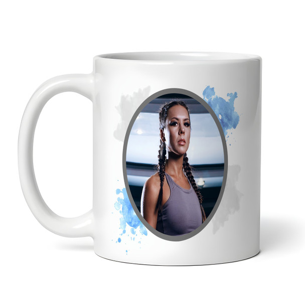 Bodybuilder Gym Gift Female Paint Photo Coffee Tea Cup Personalised Mug