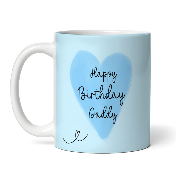 Daddy Child Blue Line Birthday Gift Coffee Tea Cup Personalised Mug