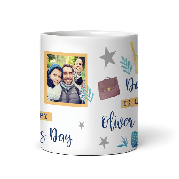 Daddy Loved By Father's Day Gift Photo Coffee Tea Cup Personalised Mug