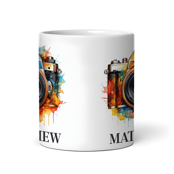 Photographer Gift Paint Coffee Tea Cup Personalised Mug