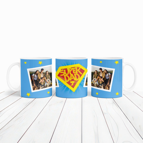 Super Dad Gift Photo Superman Hero Coffee Tea Cup Personalised Mug