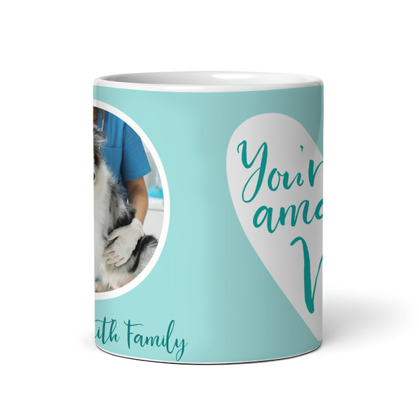 Amazing Vet Gift Photo Heart Coffee Tea Cup Personalised Mug