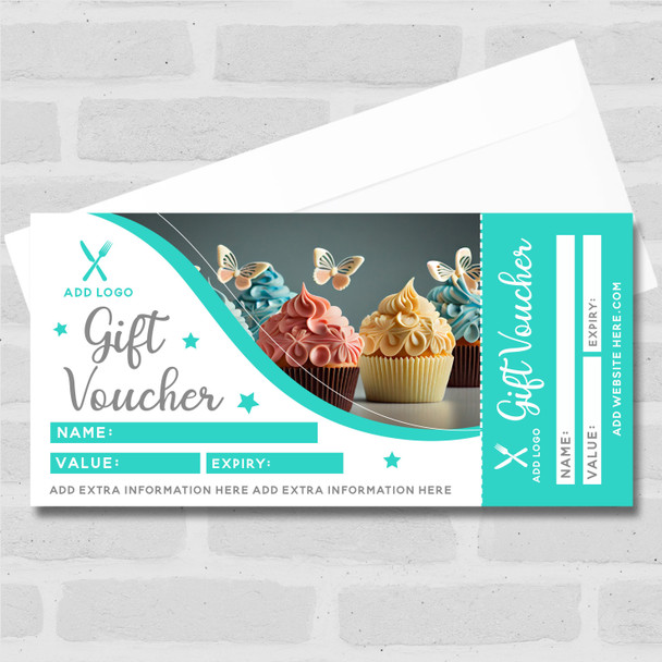 Cupcakes Bakery Café Restaurant Food Any Details Business Gift Voucher